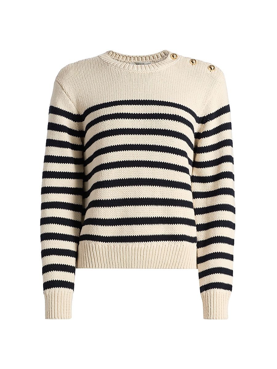 Women's The Mariner Sweater - Cream Multi - Size XL