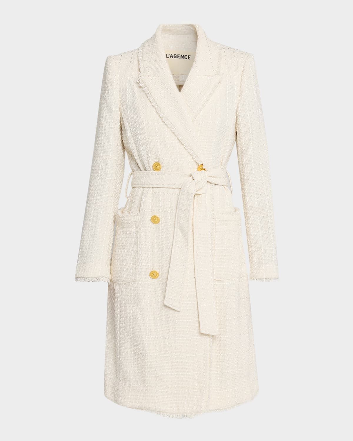 Cooper Tweed Trench Coat