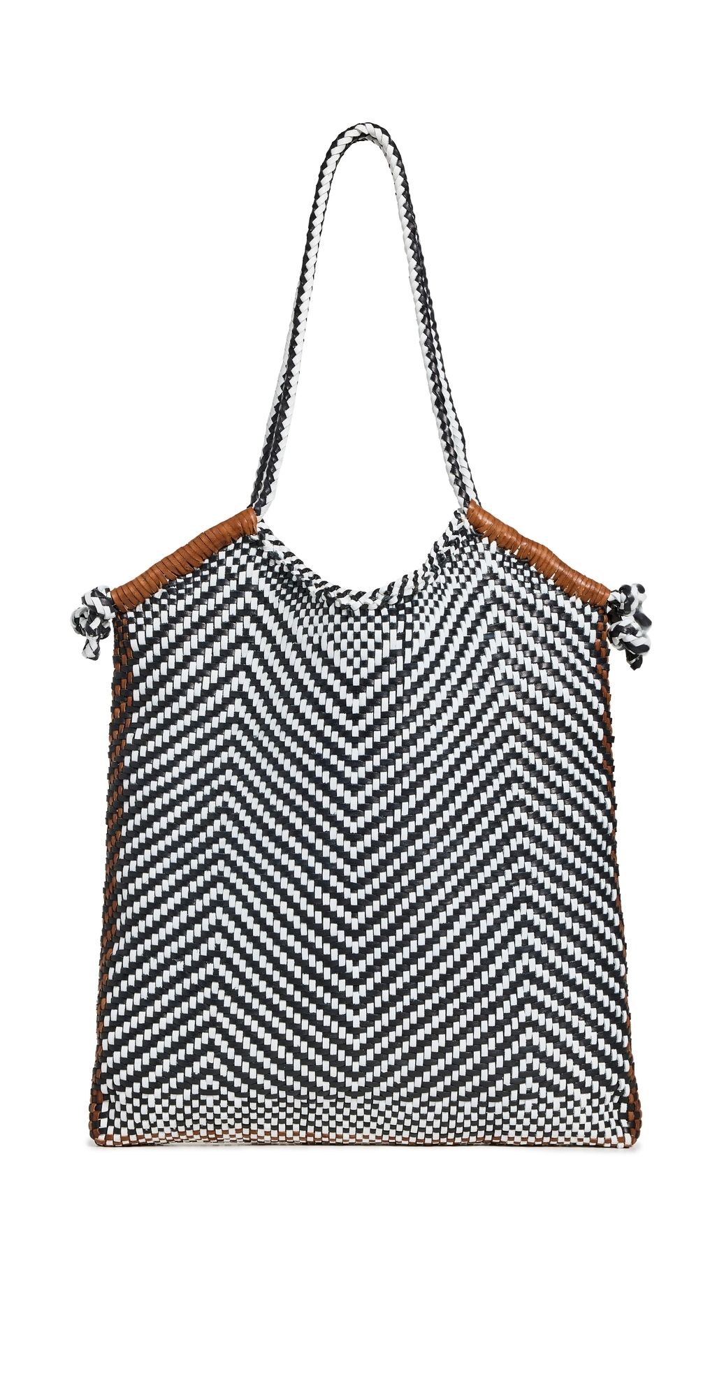 DRAGON DIFFUSION Minga Tote Black/White/Tan One Size