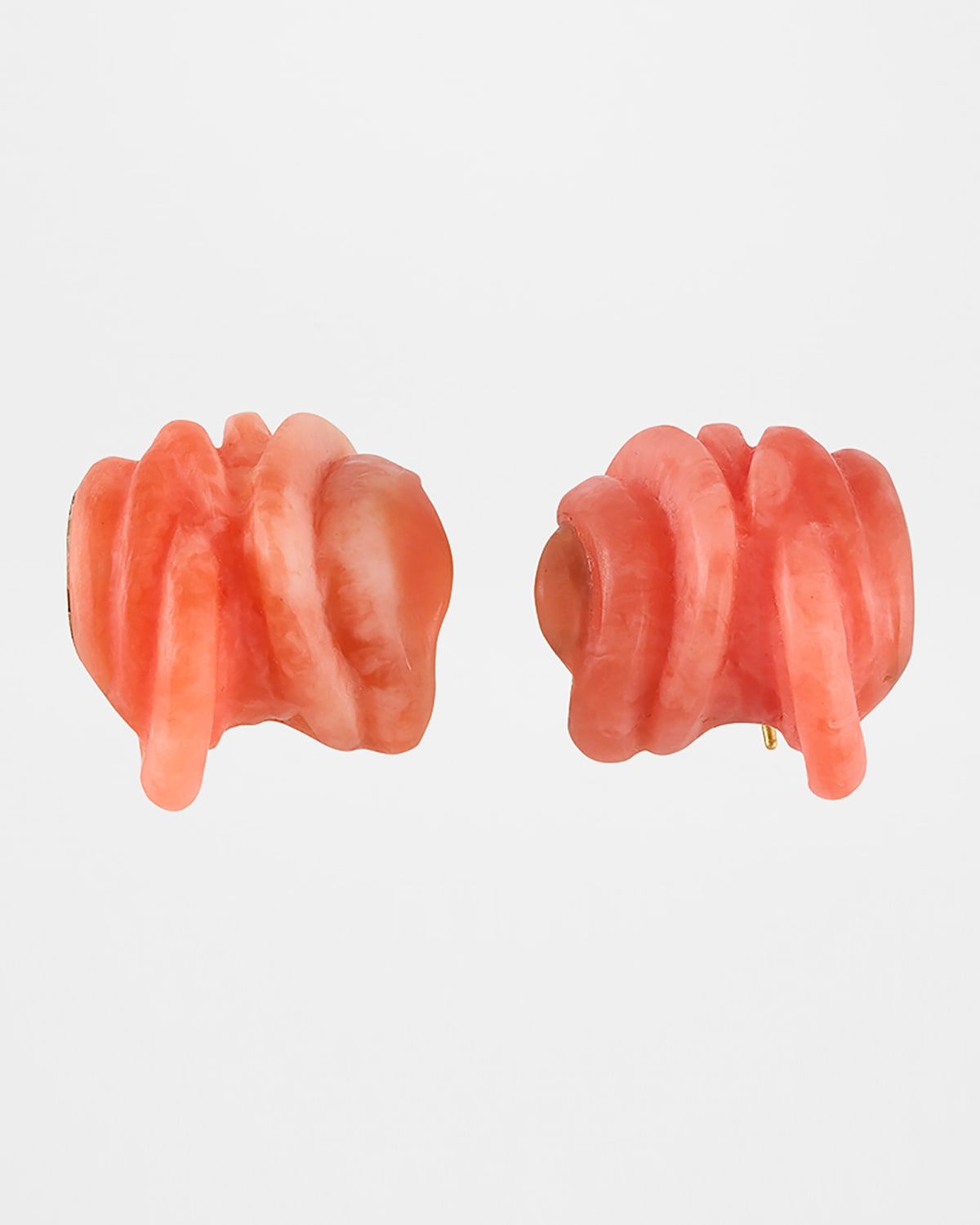 Clash Sterling Silver Bio-Resin Post Earrings