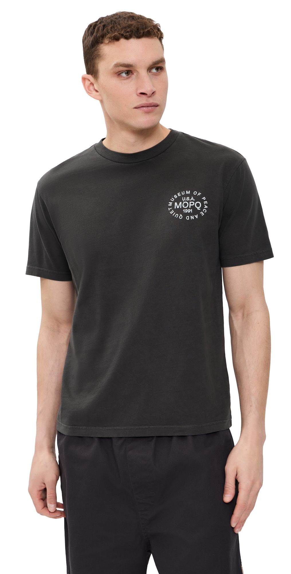 Museum of Peace and Quiet Stamp T-Shirt Black S