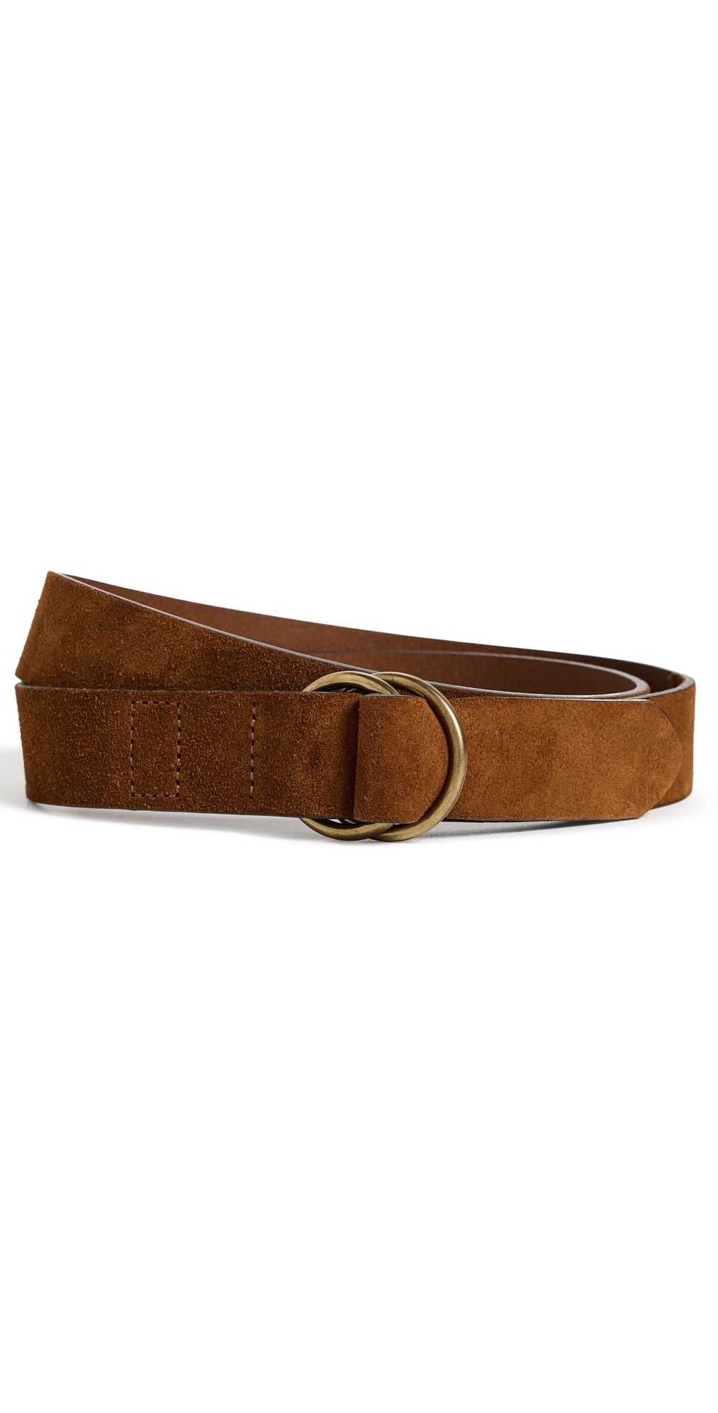 Madewell Suede Braided Belt Russet S