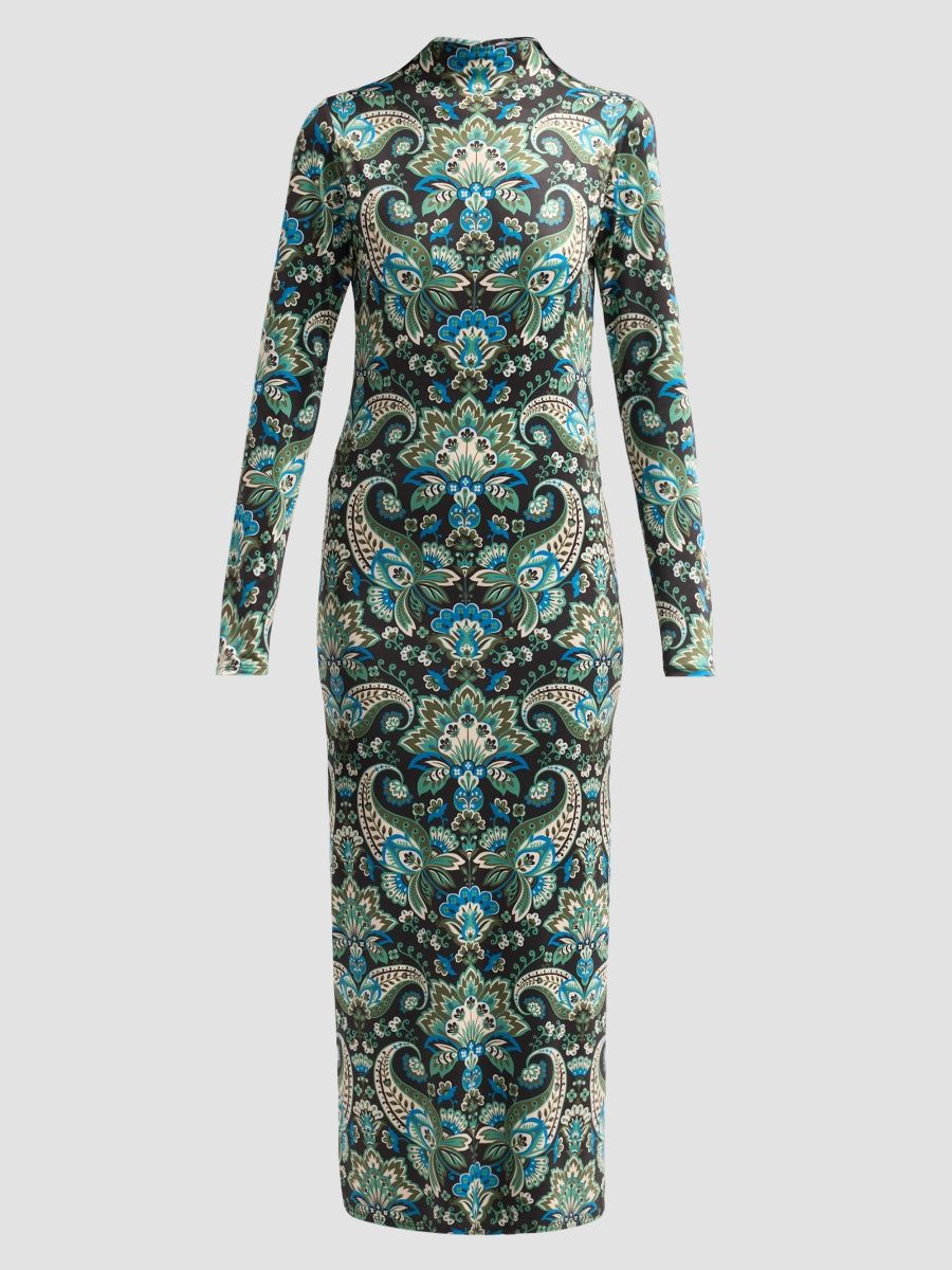 Misa Los Angeles Women's Mitra Printed Maxi Dress - Reflective Chintz - Size XL
