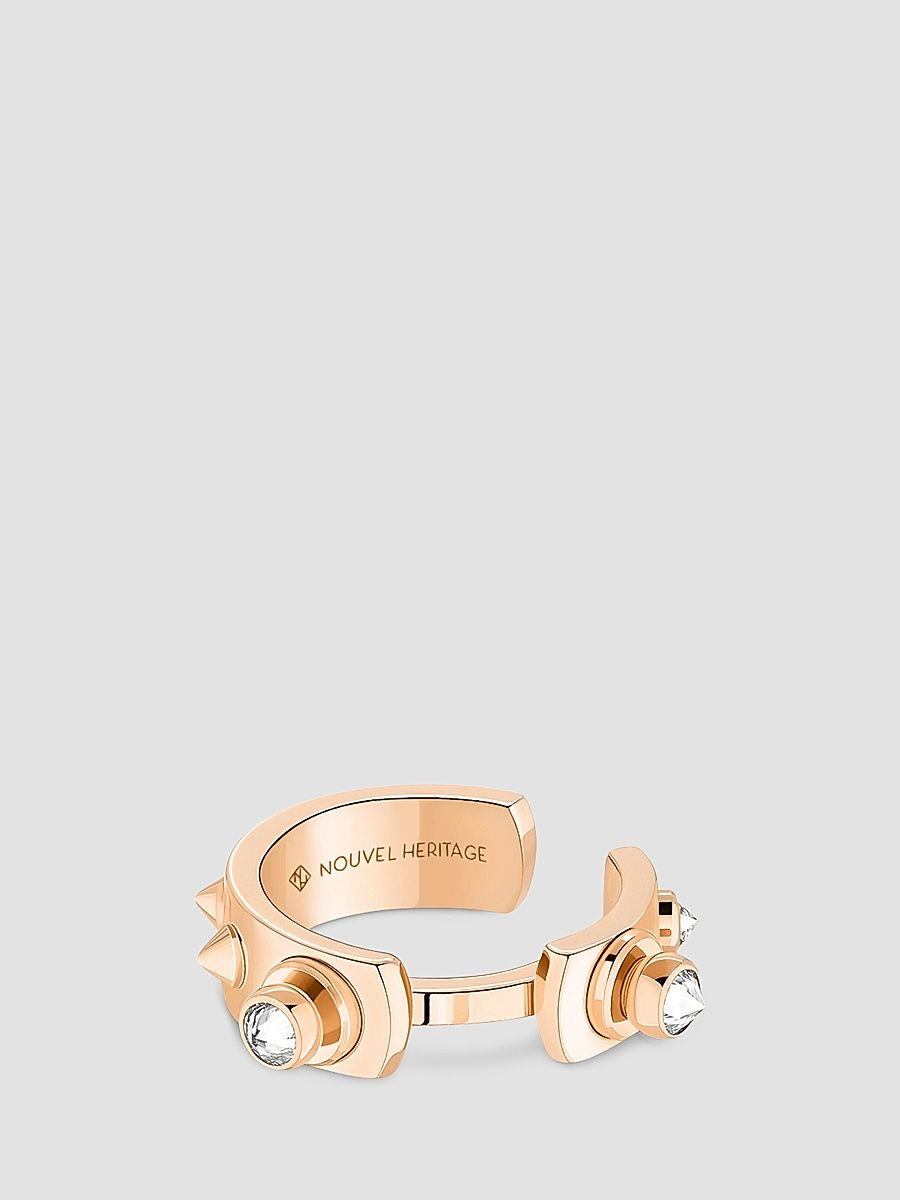 Women's Mood Brunch In NY 18K Rose Gold & 0.08 TCW Diamond Single Ear Cuff - Rose Gold