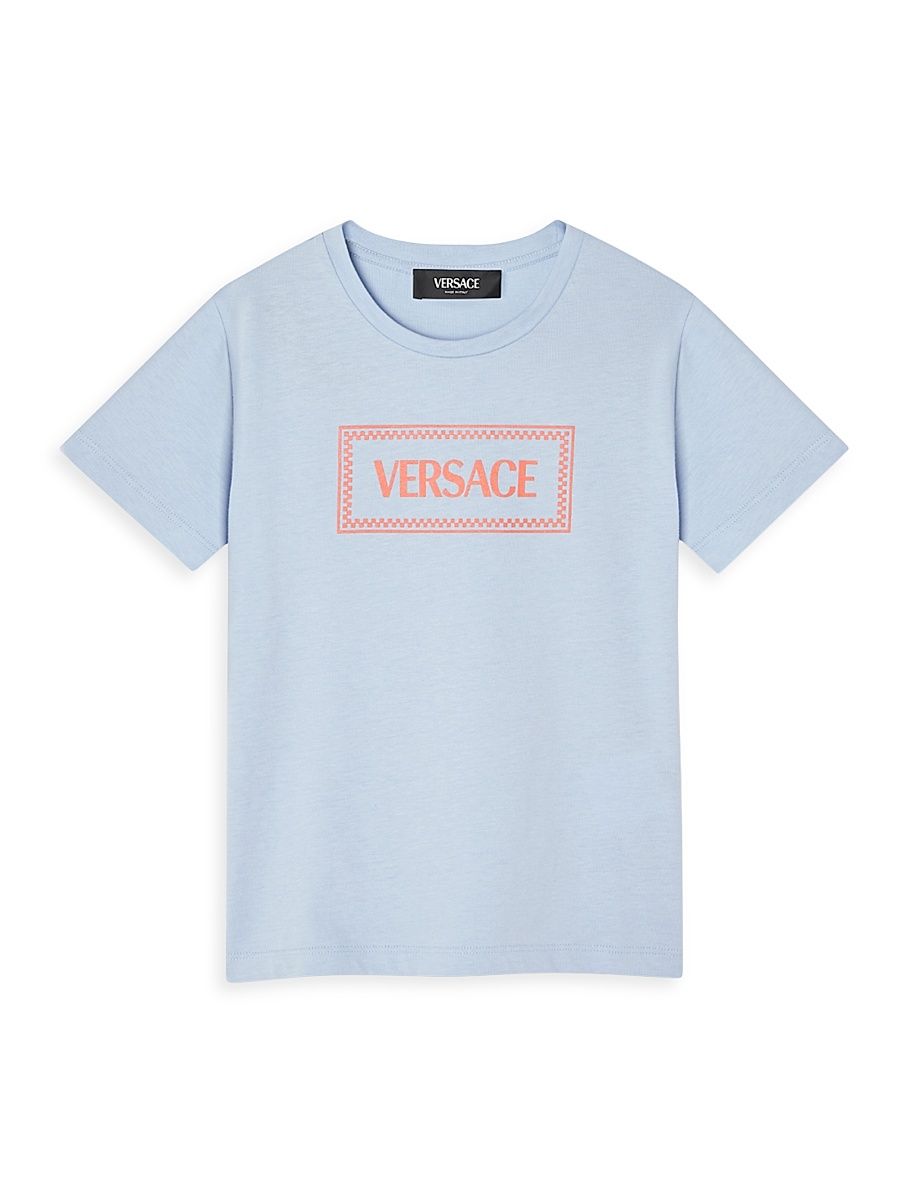 Little Boy's & Boy's Brick Logo Print T-Shirt - Blue - Size 5