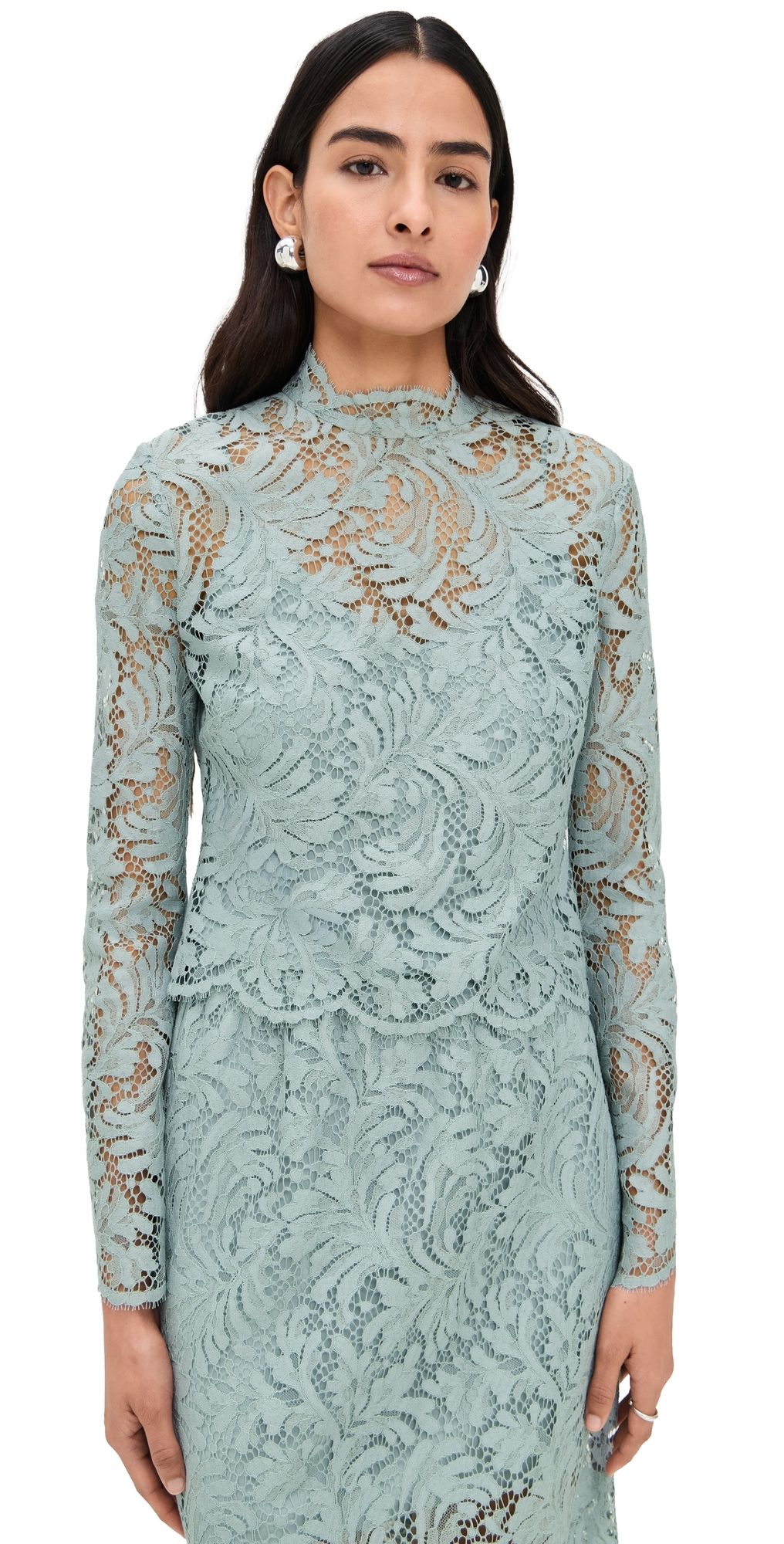 A. L.C. Margot Top Slate Blue 0