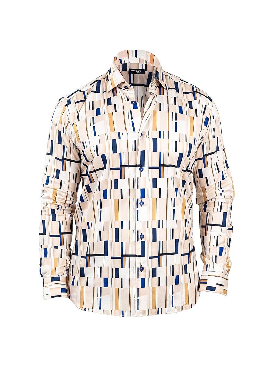 Men's Fibonacci Shirt - Mulricolored - Size XXXXL