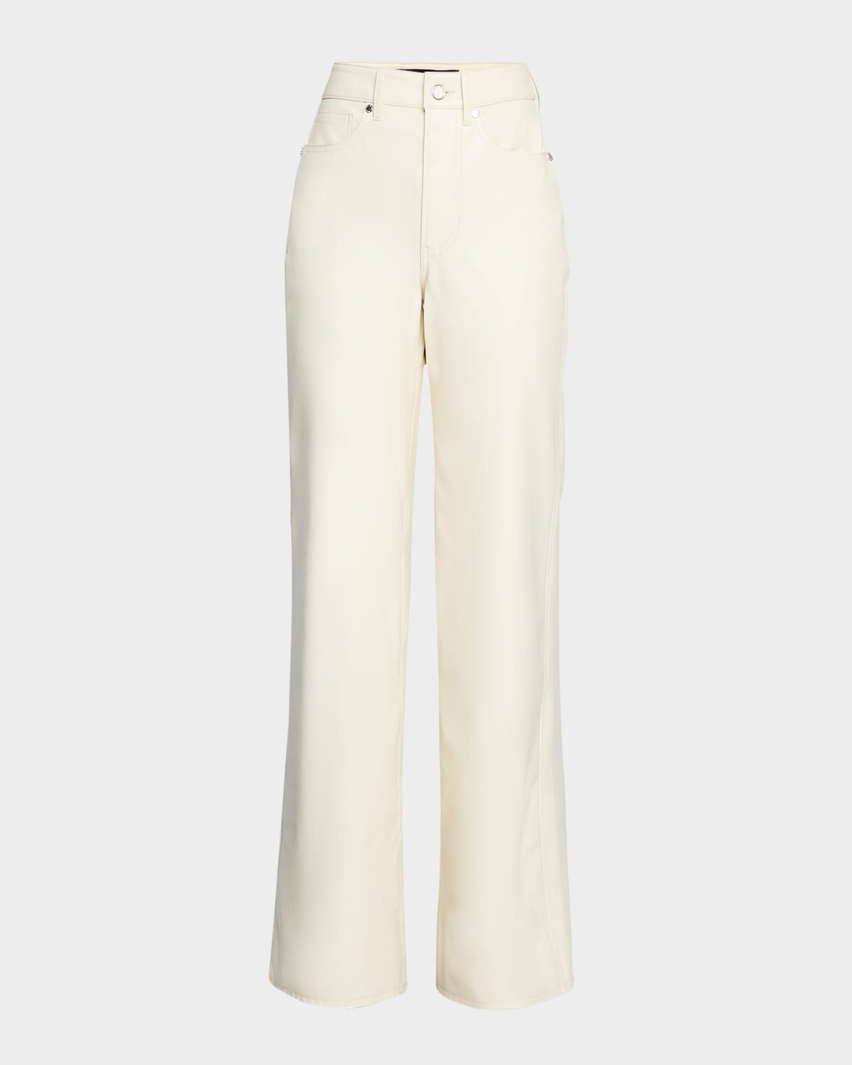 Taylor High-Rise Vegan Leather Jeans