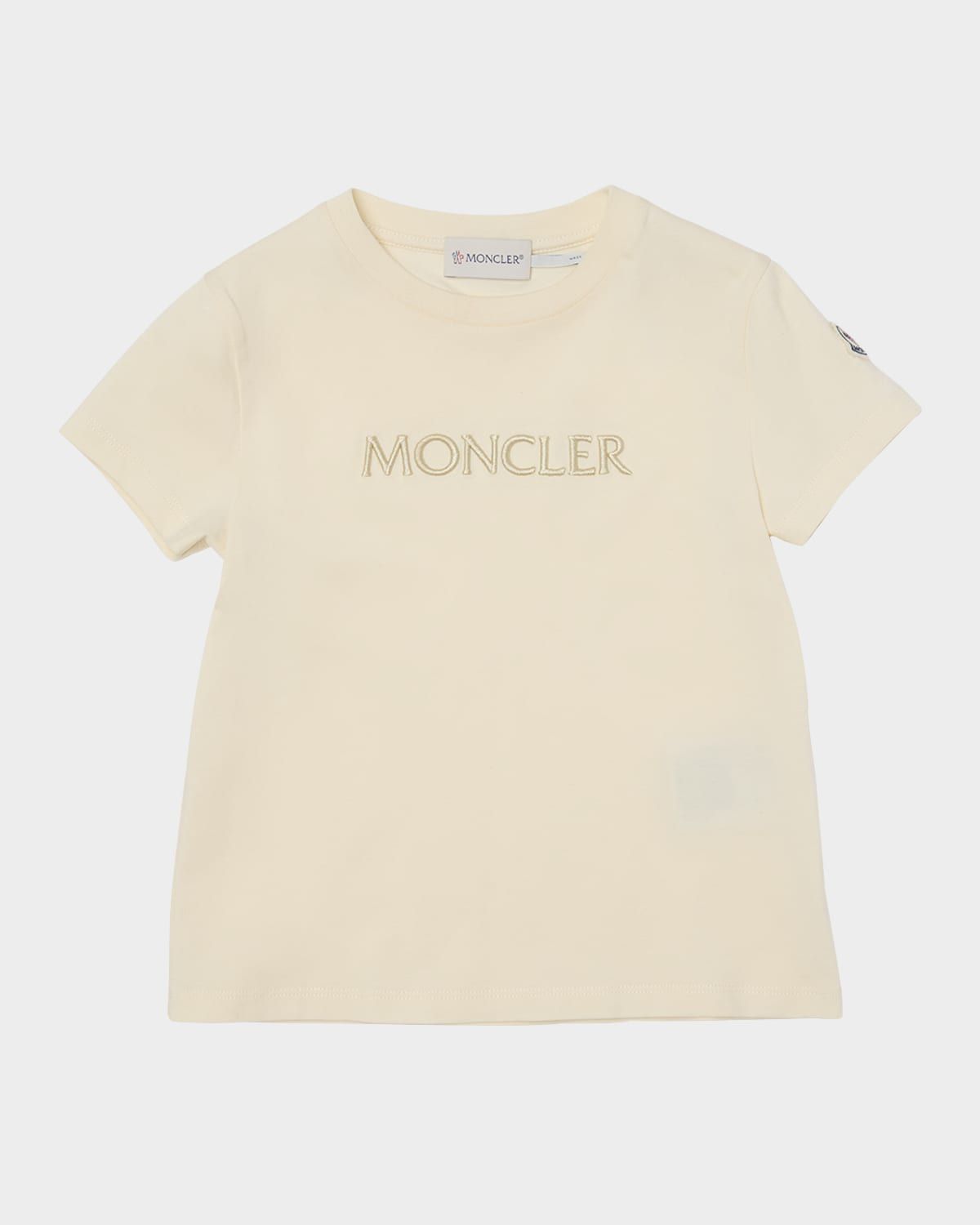 Girl & apos;s Tonal Embroidered Logo Short-Sleeve T-Shirt