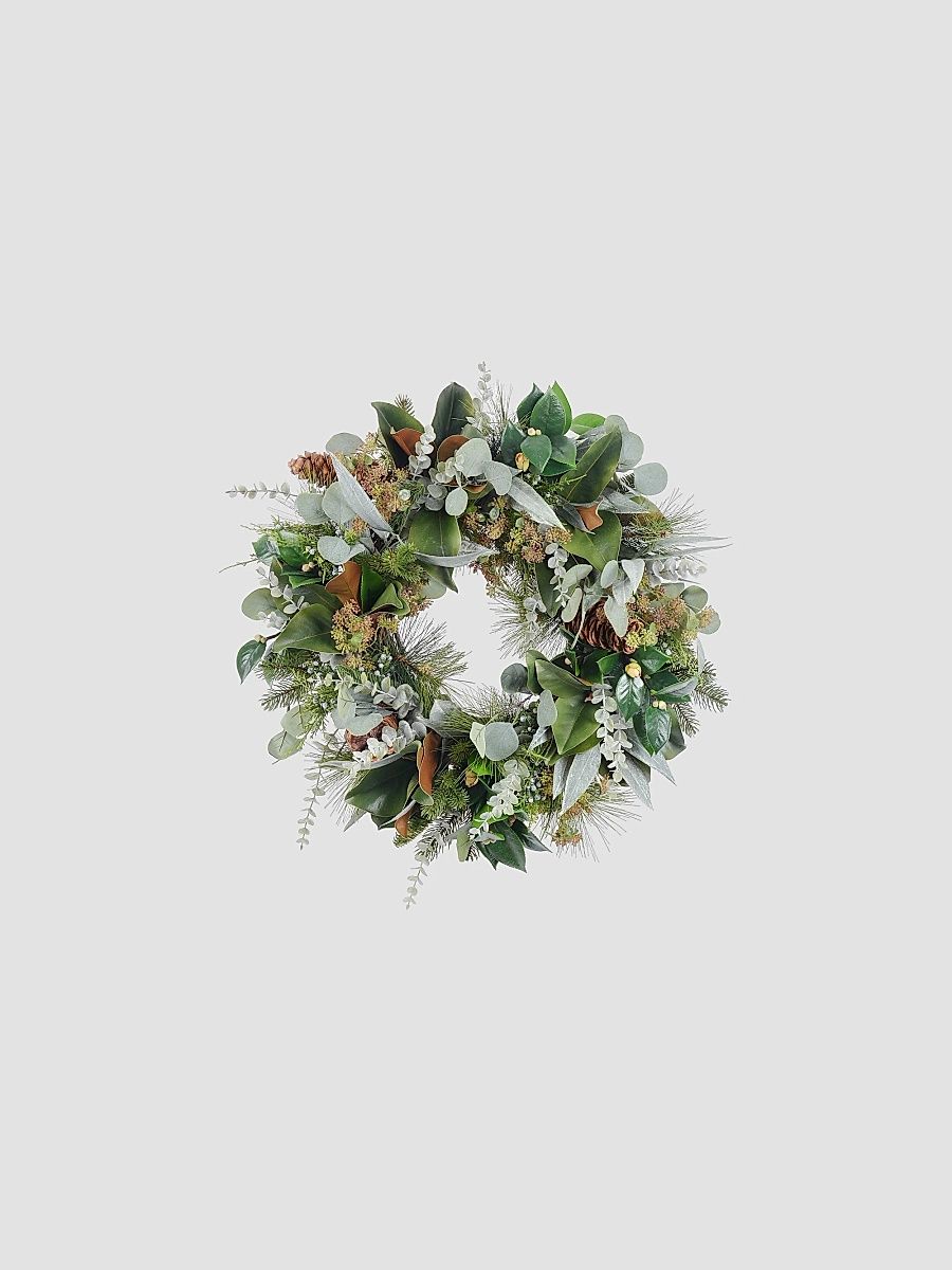 American Holiday Faux Wreath