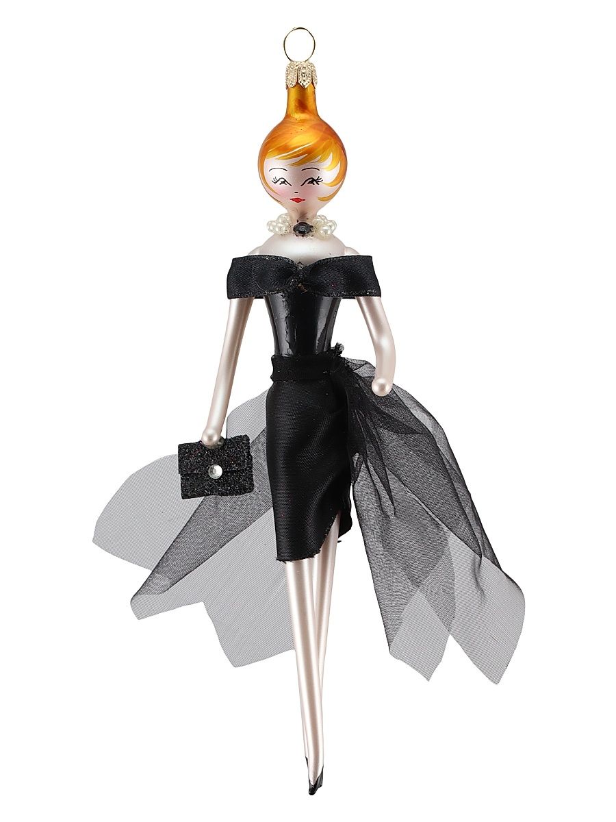 Soffieria De Carlini Lady In Black Ornament