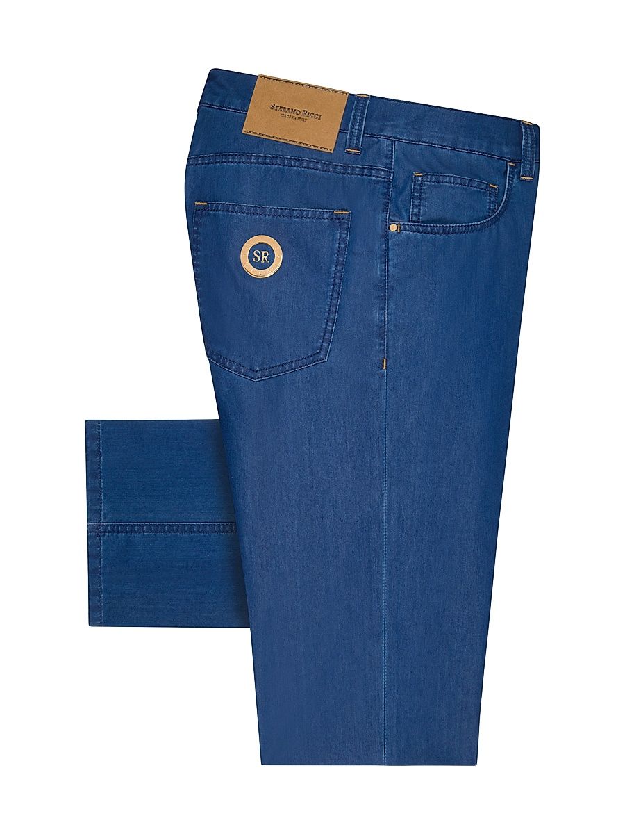 Men's Jeans - Dark Blue - Size 34