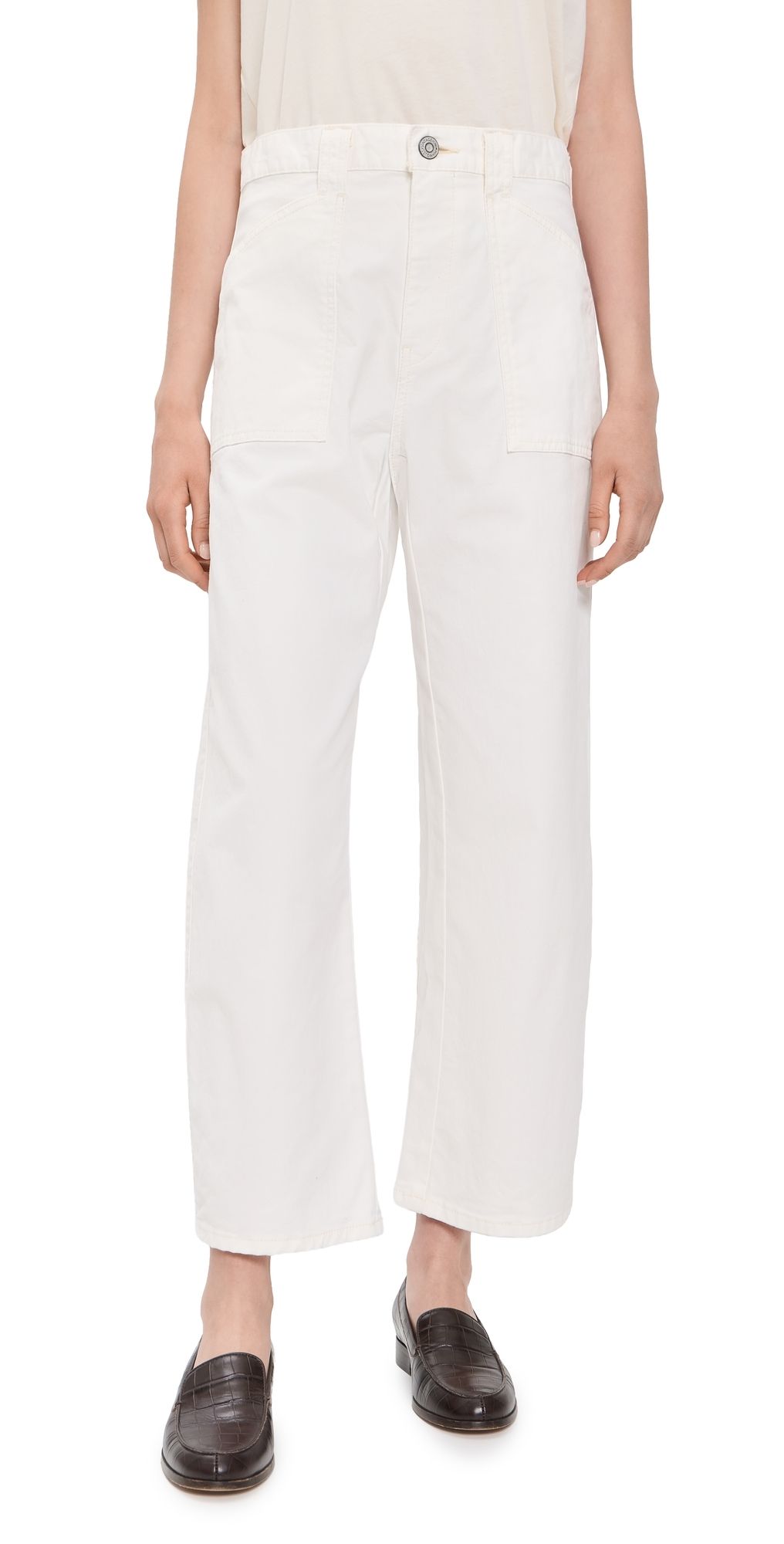 MOUSSY VINTAGE Gusset Cargo Pants White 27