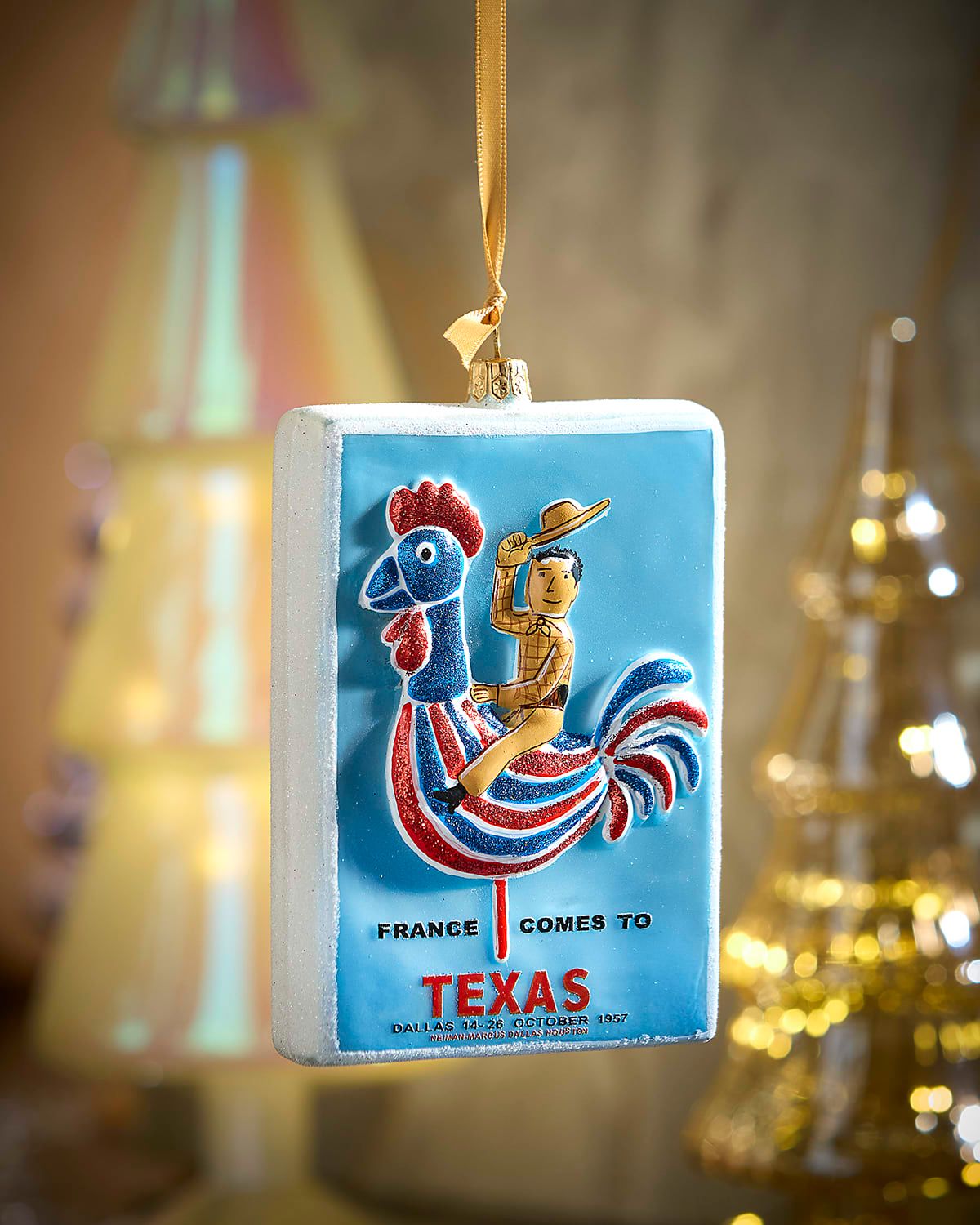 Neiman Marcus Fortnight France Comes to Texas Christmas Ornament