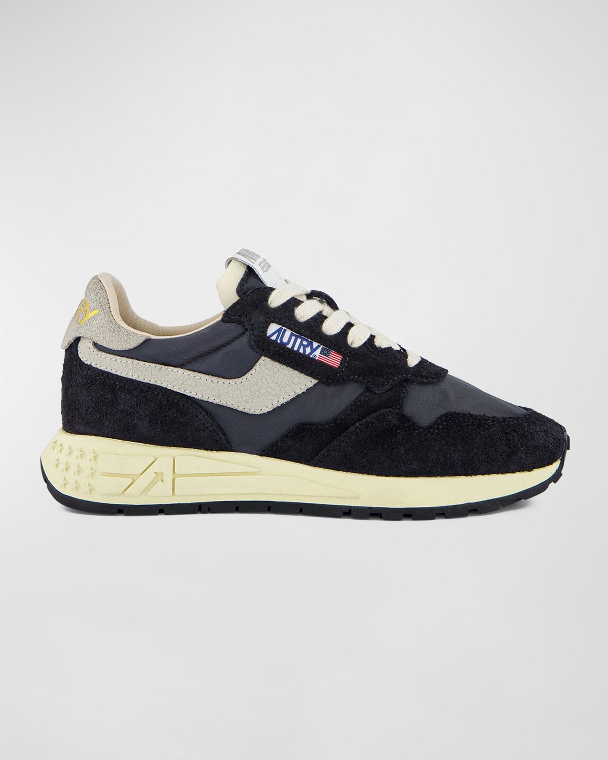 Reelwind Suede Retro Trainer Sneakers