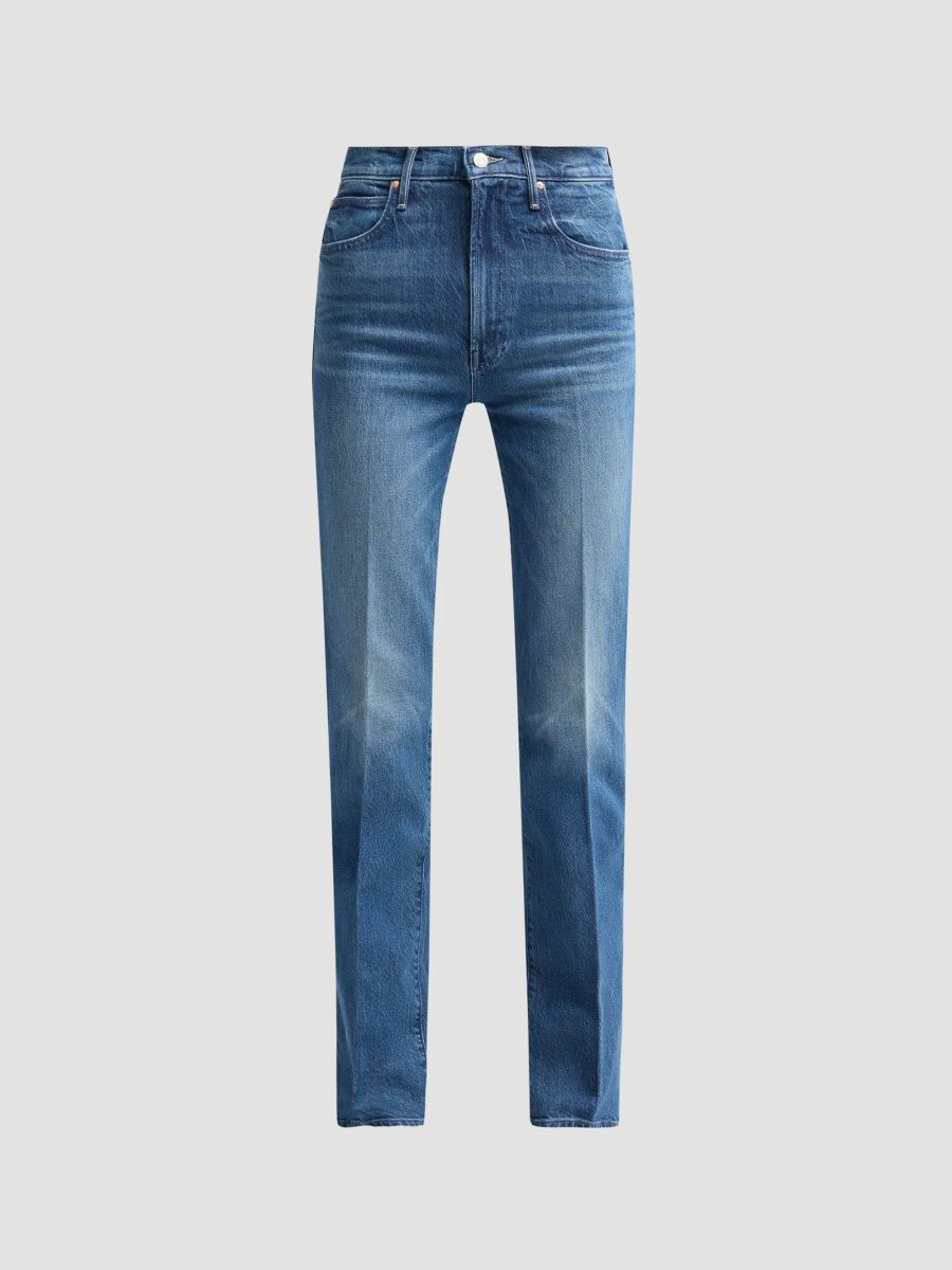 Mother Women's The Kick It Slim-Fit Straight-Leg Jeans - Which Is Witch - Size 32