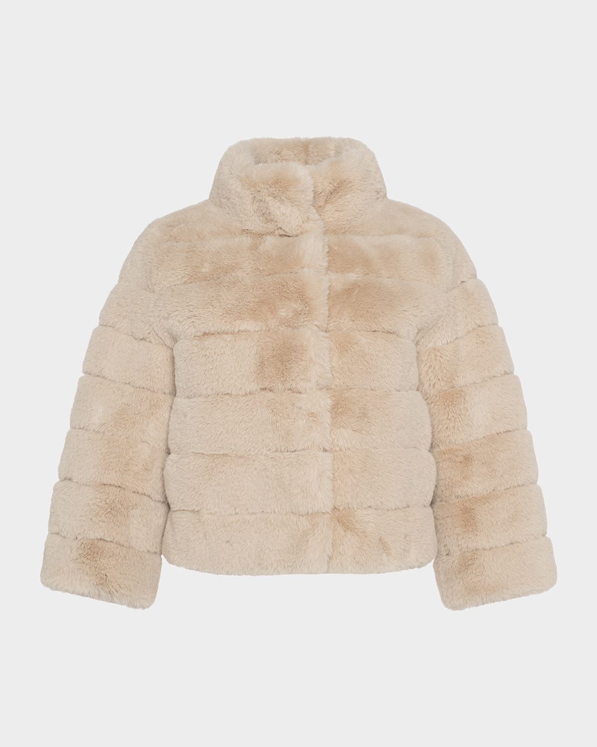 Fur-Free Short Faux Rabbit Coat