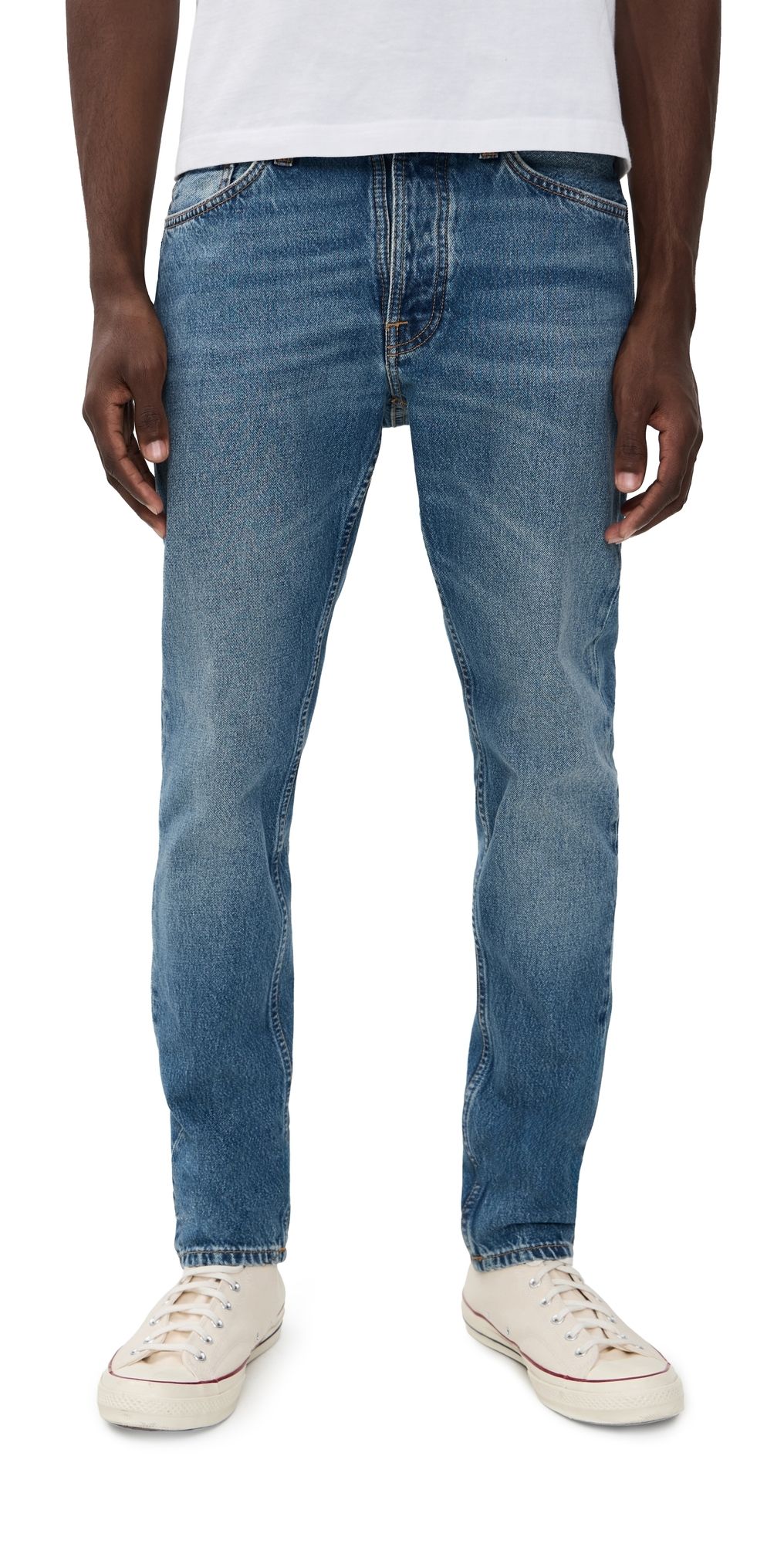Nudie Jeans Steady Eddie II Tapered Jeans Blue Haze 31