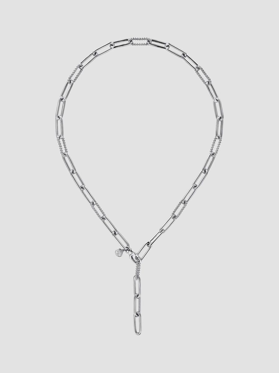 Gabriel & Co Women's Bujukan Sterling Silver Paper-Clip Link Necklace - Gold - Size 20