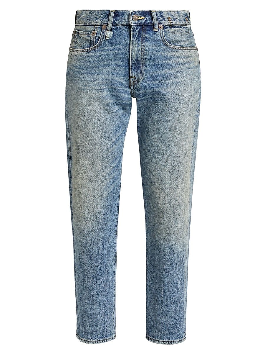 Women's Boyfriend Mid-Rise Tapered Jeans - Lena Blue - Size 25