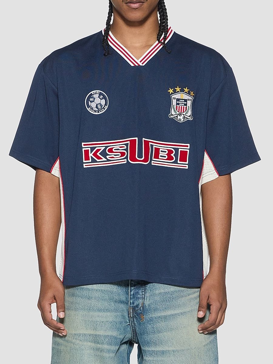 Men's Offside Graphic Jersey T-Shirt - Navy - Size XXL