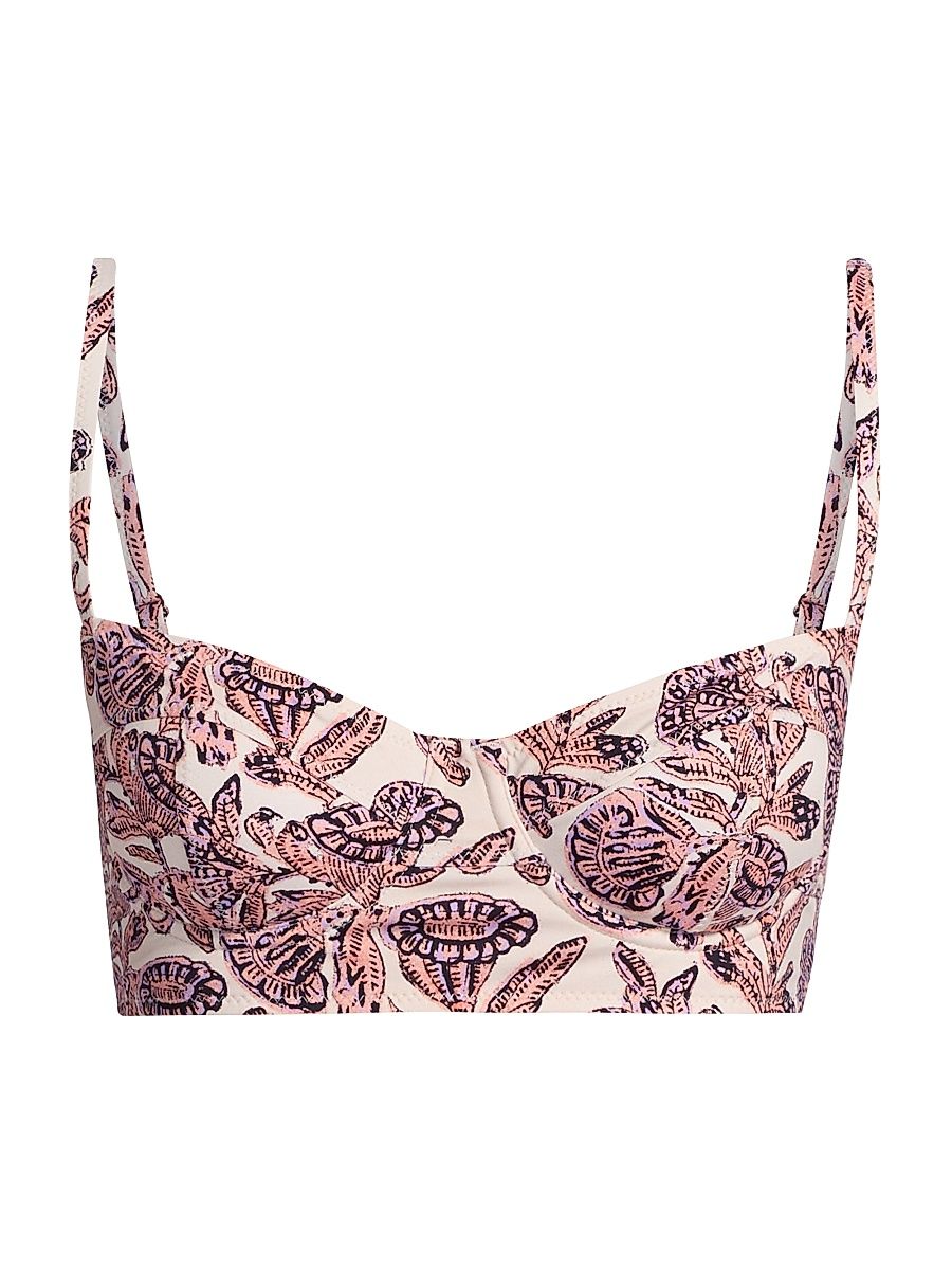 Women's Zahara Bikini Top - Limestone - Size XL