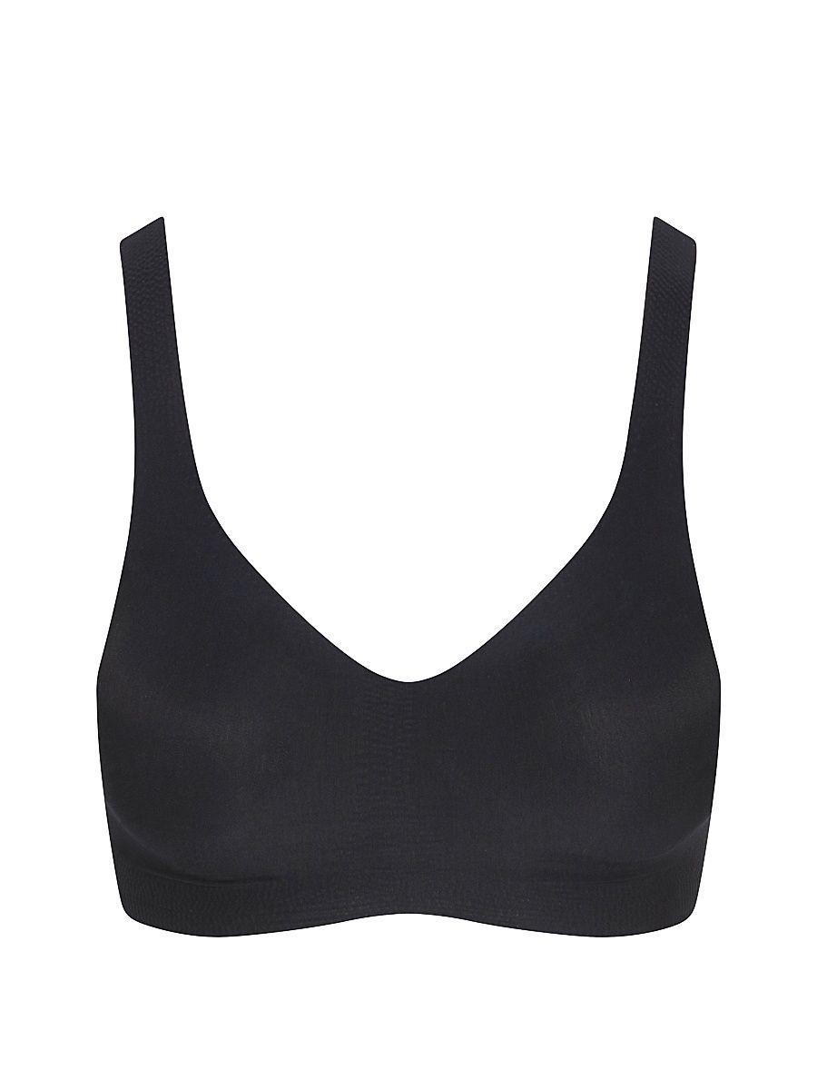 Women's Butter Soft Support Bralette - Black - Size XL