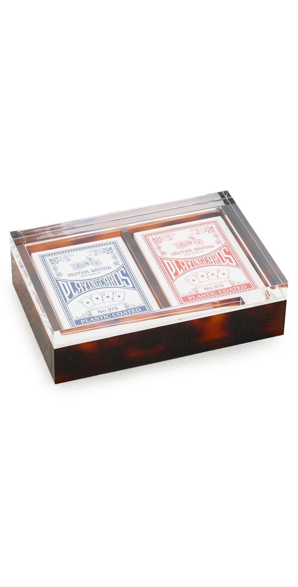 Tizo Design Lucite Tortoise Card Set Tortoise One Size