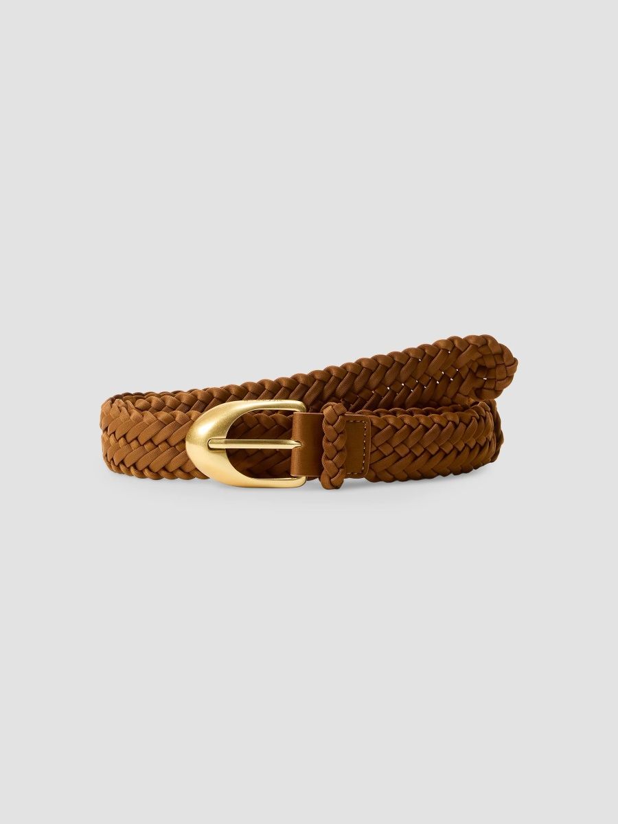 Naghedi Women's Sonora Woven Belt - Teak