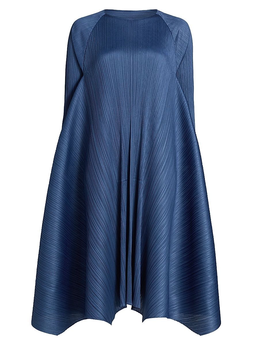 Women's City Frame A-Line Midi-Dress - Blue Gray - Size Large