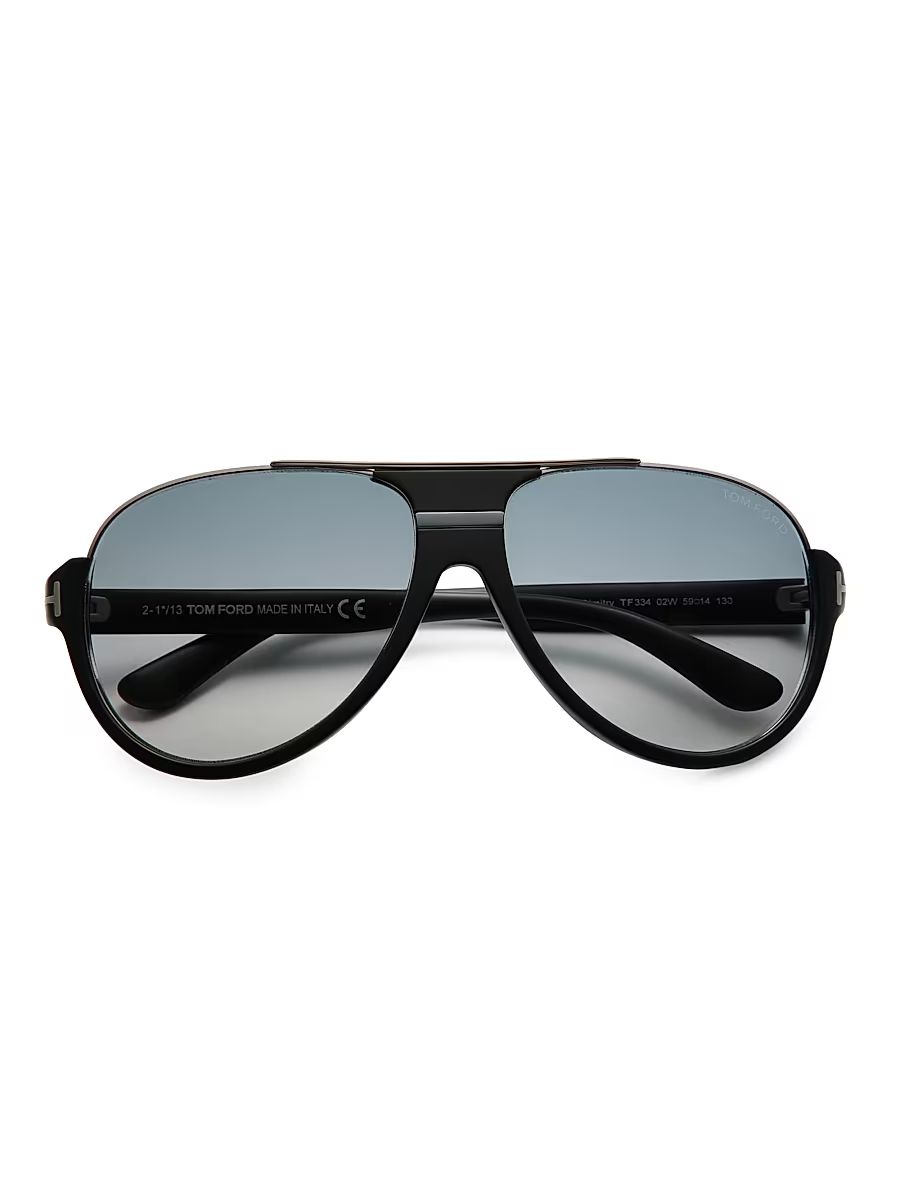Men's Dimitry Retro Sunglasses - Black