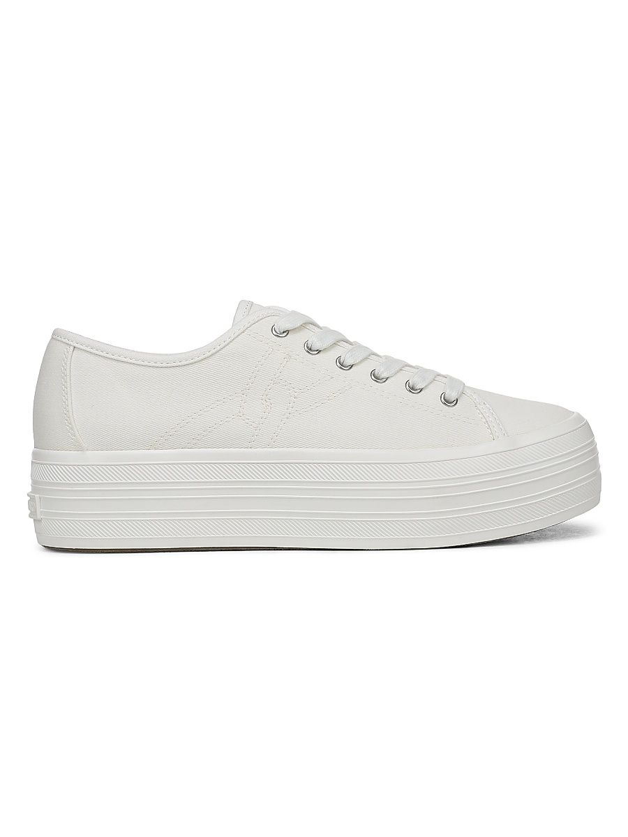 Women's Truett Low-Top Canvas Platform Sneakers - Coconut - Size 11