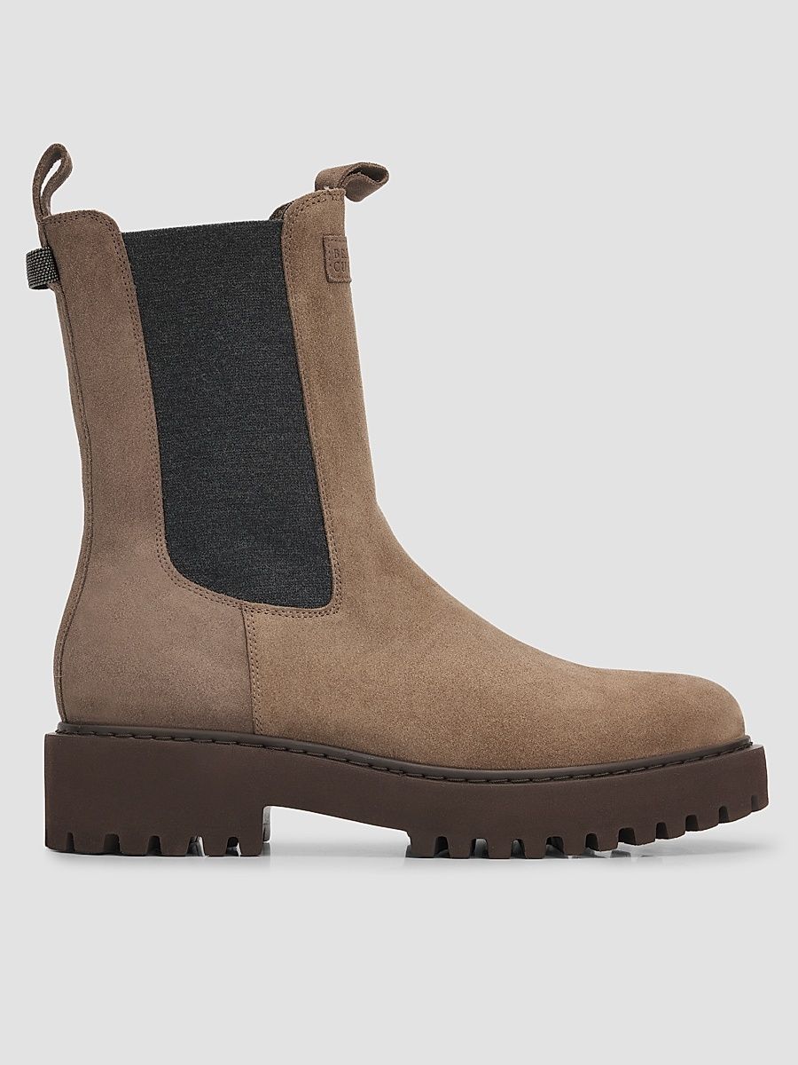 Women's Monili Pull-Tab Suede Chelsea Boots - Torba - Size 9