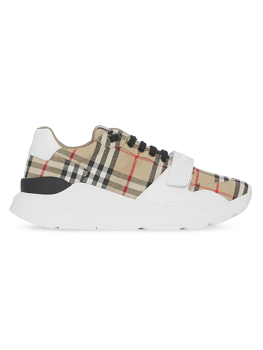 Women's New Regis Check Sneakers - Archive Beige - Size 11