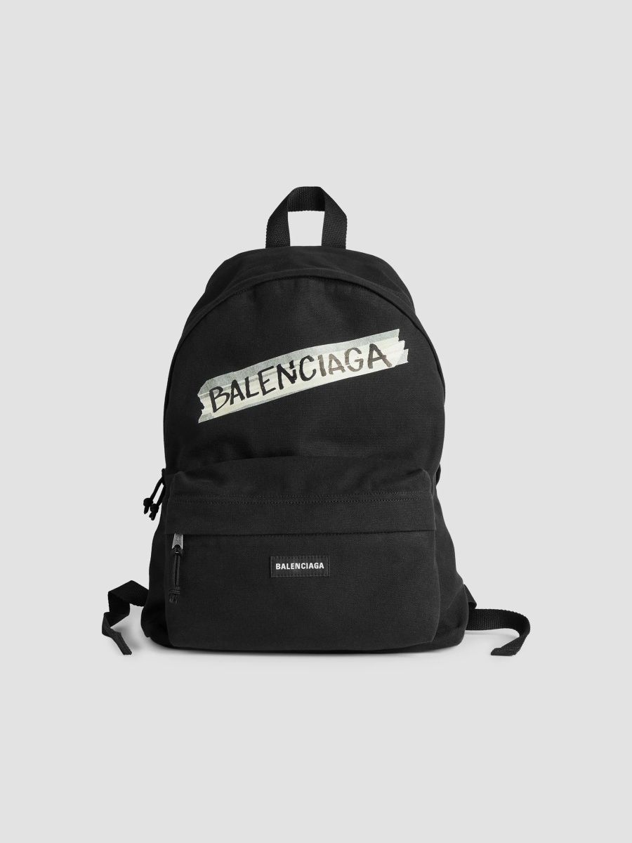 Balenciaga Men's Explorer Backpack - Black