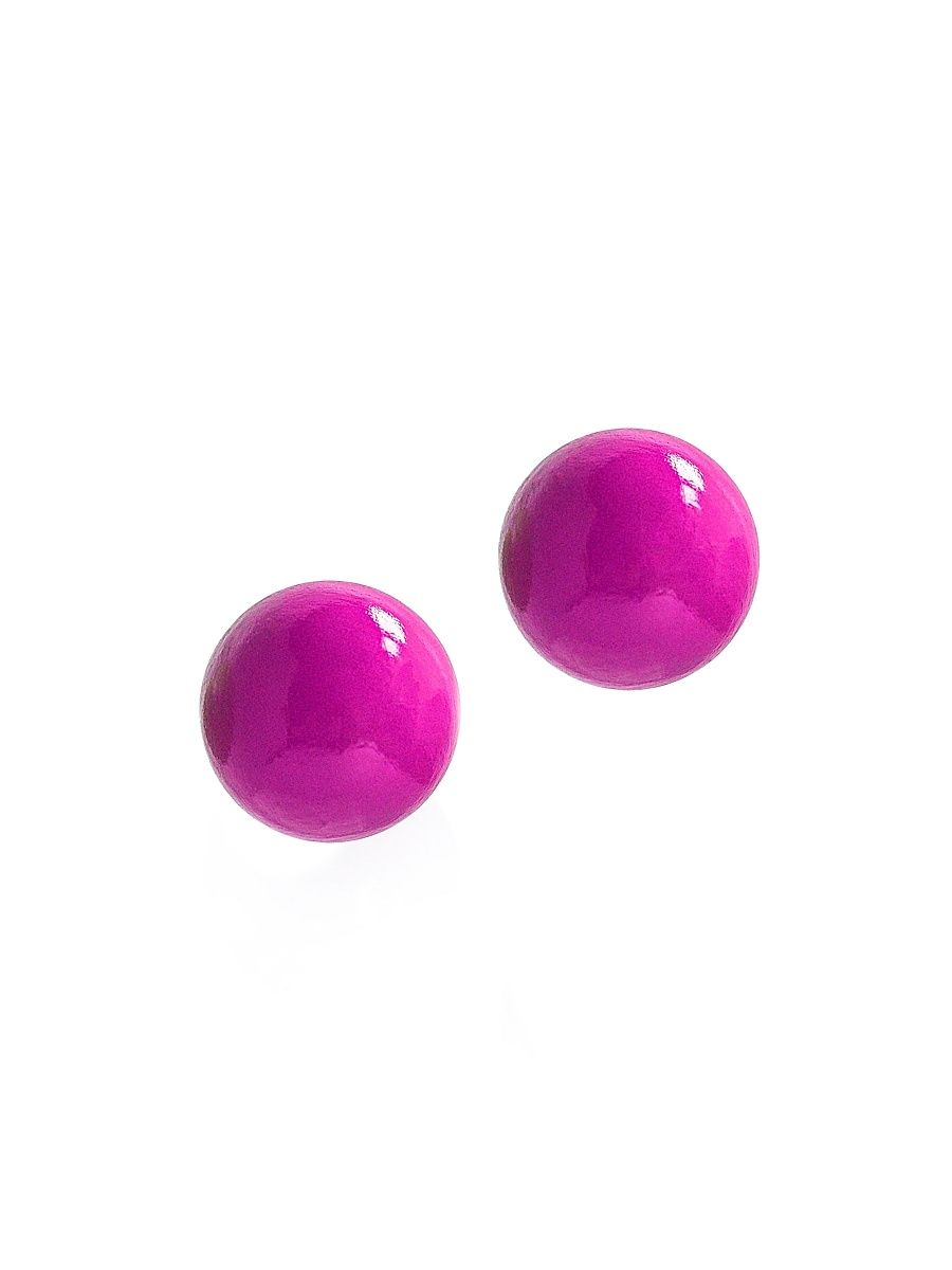 Women's Everbloom Mini Gaia Gumdrop Earrings - Magenta Gumdrop