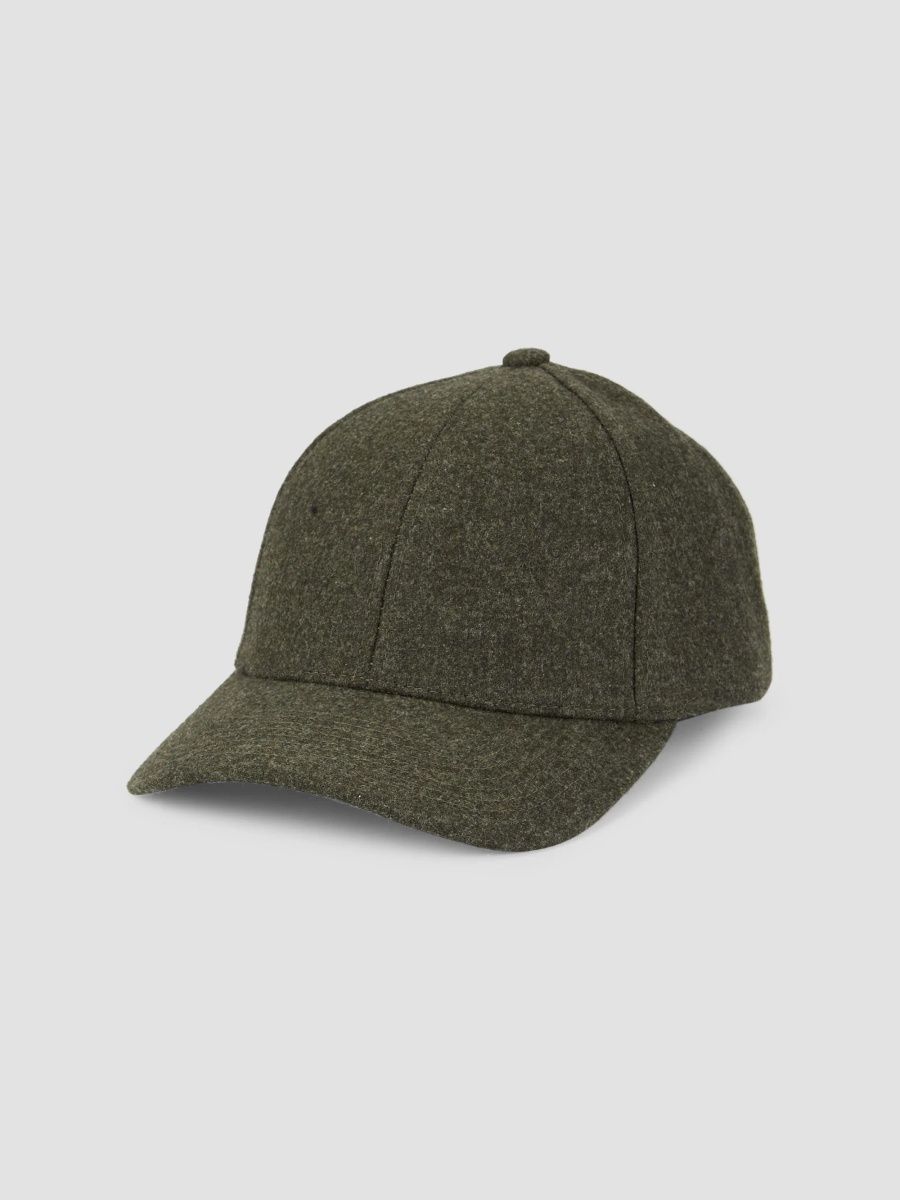 Varsity Headwear Men's Wool Baseball Cap - Forest Green - Size XL