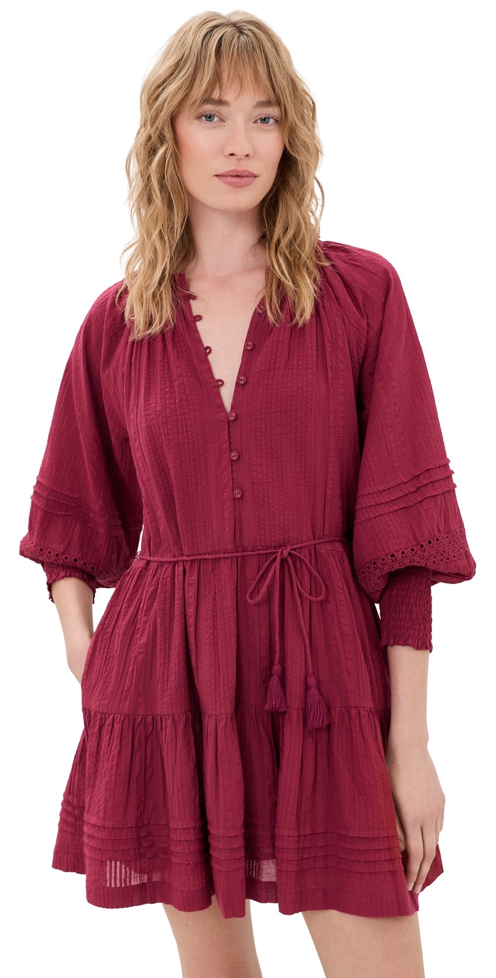 Cleobella Meadow Mini Dress Rumba Red XL