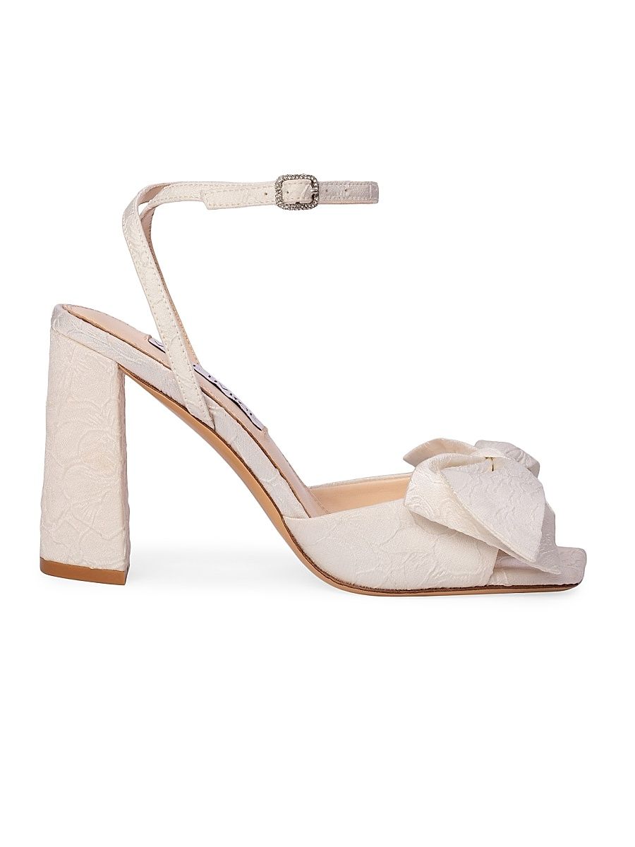 Women's Wilow Jacquard Sandals - White Jacquard - Size 11