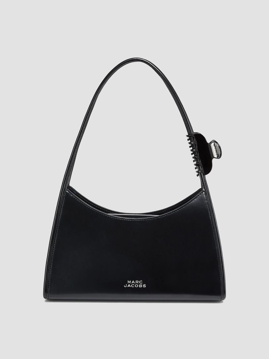 Marc Jacobs Women's The Glam Claw Clip Leather Shoulder Bag - Black