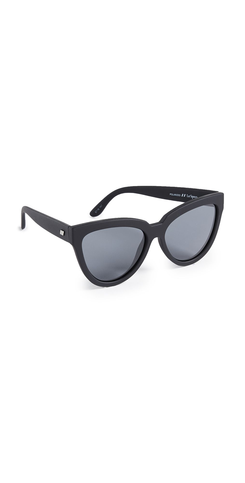 Le Specs Liar Liar Sunglasses Black Rubber One Size