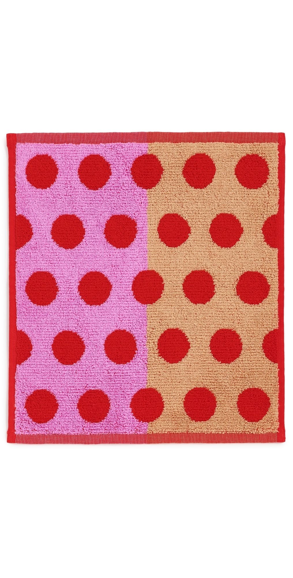 Dusen Dusen Polka-dot Washcloth Red Dot One Size