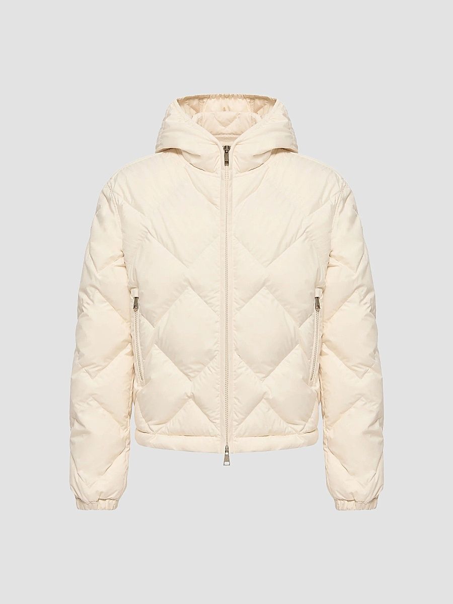 Women's Arvouinne Puffer Coat - Ivory - Size XXL