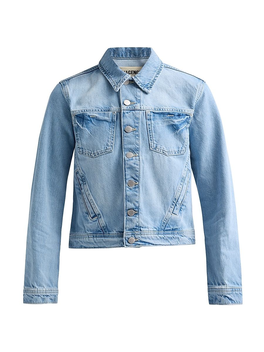 Women's Celine Denim Slim-Fit Jacket - Fontana - Size XL