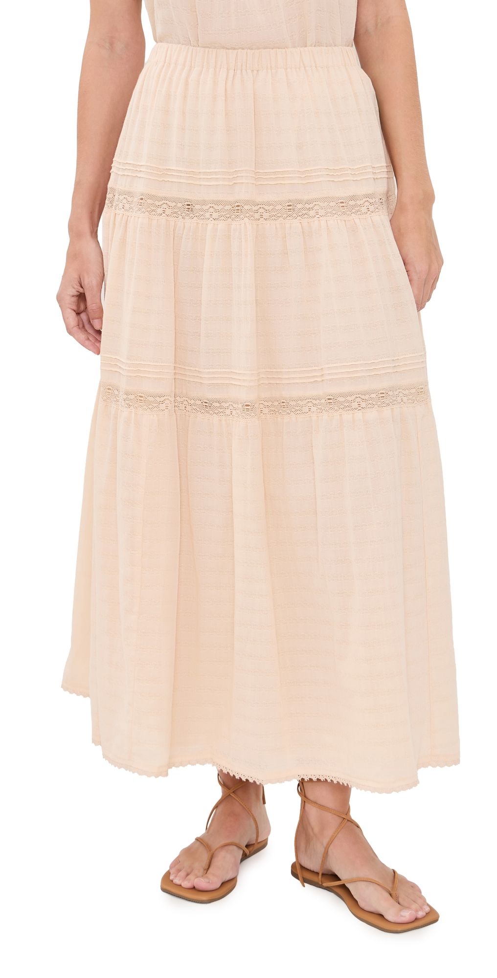PAIGE Andres Skirt Light Peach Light Peach M