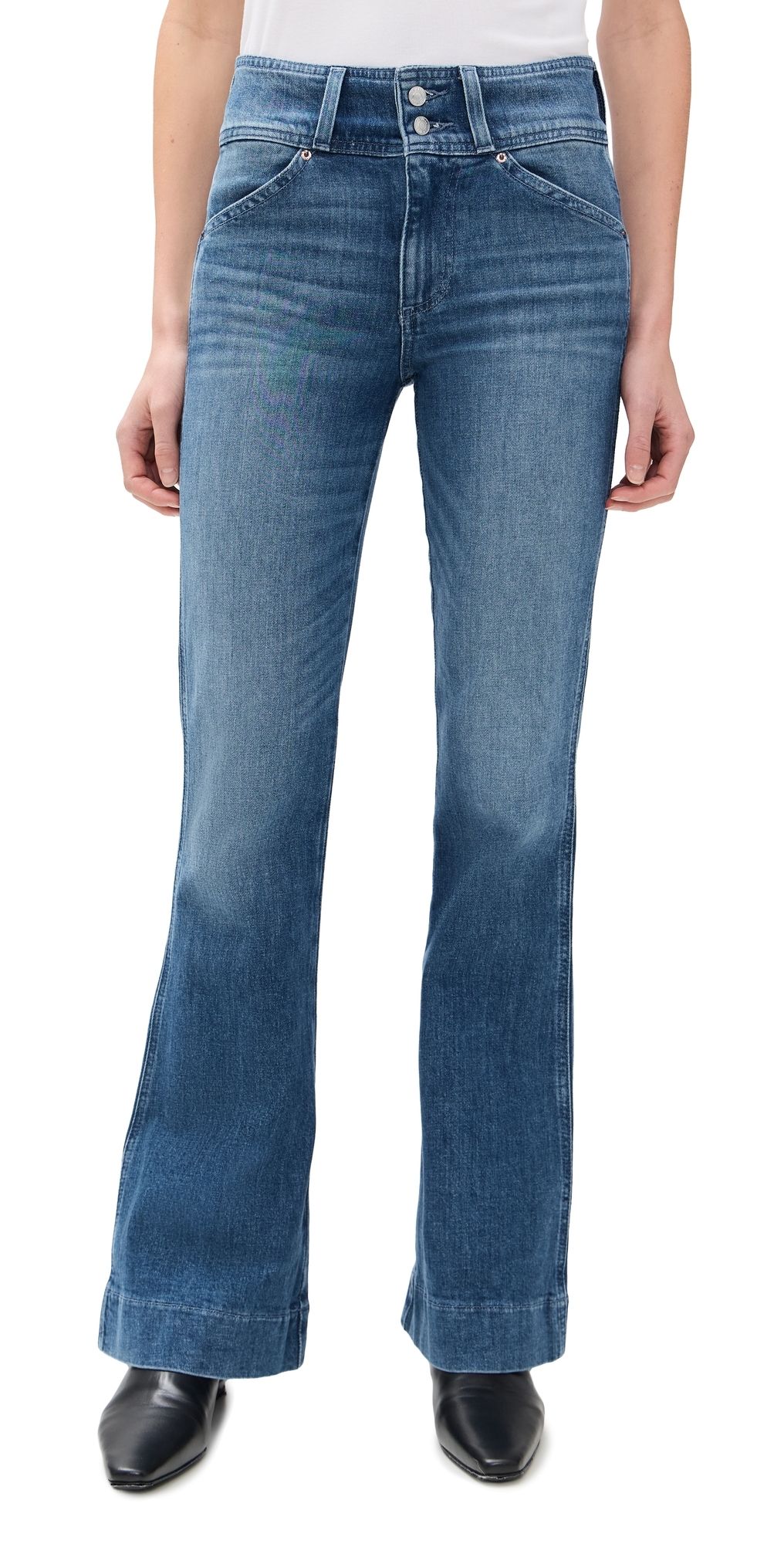 LE JEAN Highline Gigi Flare Jeans London Calling 30
