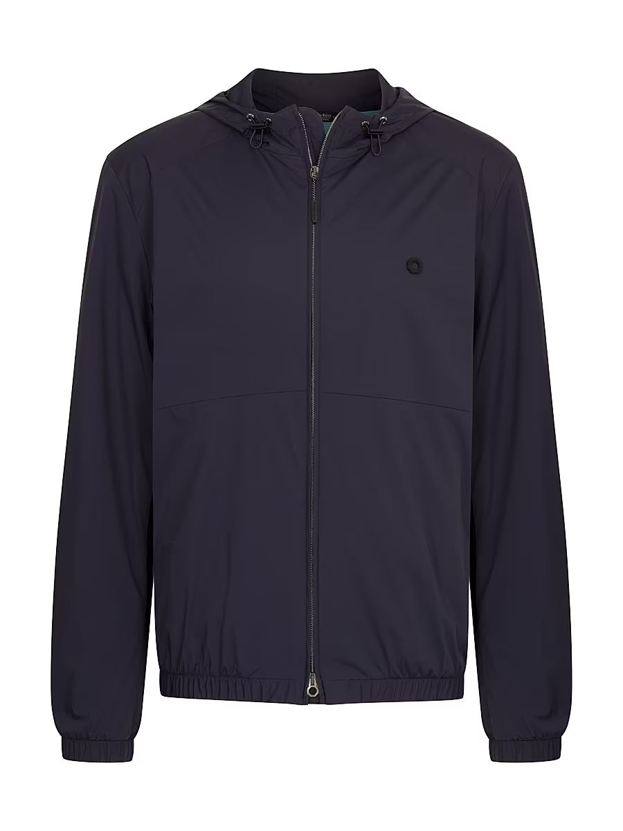 Men's Luxury Running Blouson Jacket - Navy Cobalto - Size 56