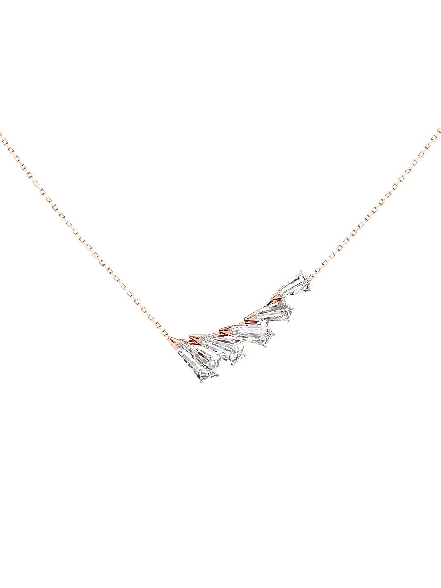 Women's Phoenix 18K Rose Gold & 3.33 TCW Lab-Grown Diamond Wing Pendant Necklace - Rose Gold