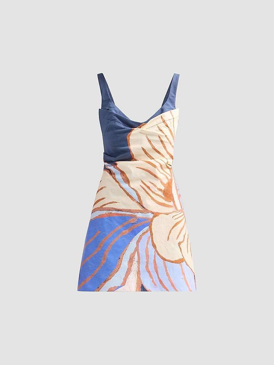 Acler Women's Femme Fatale Glider Floral Mini Dress - Midnight Eclipse - Size 12
