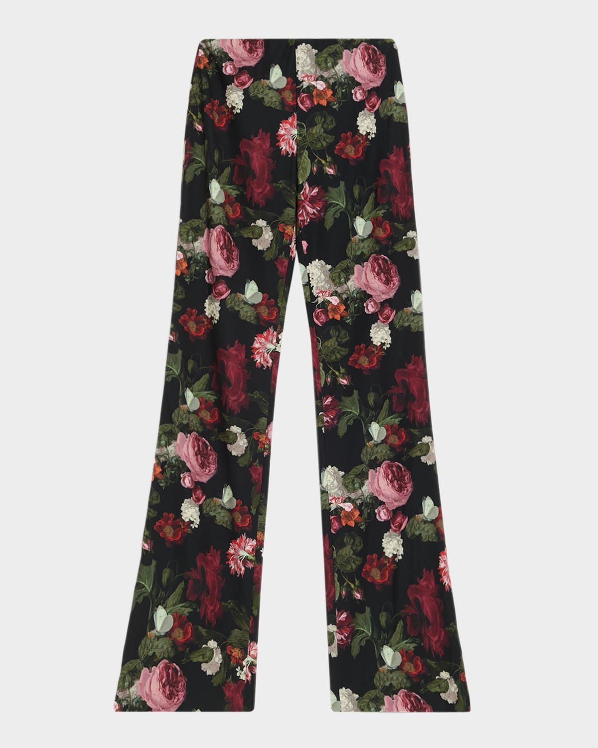 Teeny Floral Bootcut Pants